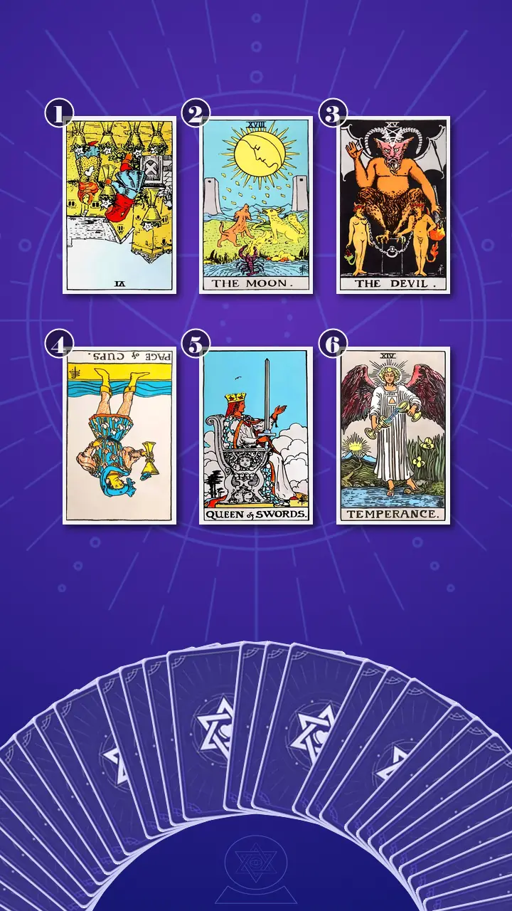 Tarot Card Spread:Transformation Path Grid (6) · Context Edition Tarot Card Spread:Transformation Path Grid (6) · Context Edition