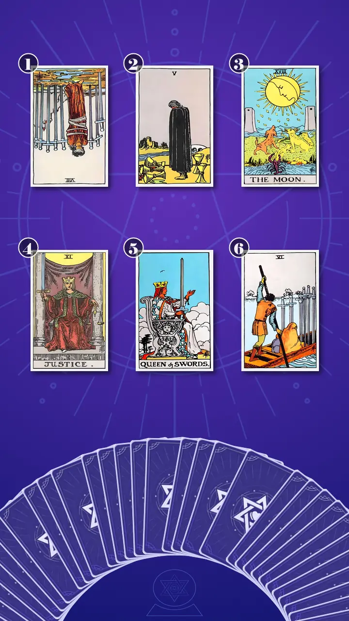 Tarot Card Spread:Transformation Path Grid (6) · Context Edition Tarot Card Spread:Transformation Path Grid (6) · Context Edition