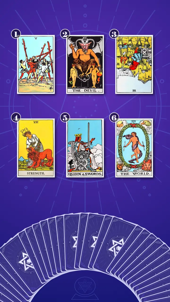 Tarot Card Spread:Transformation Path Grid (6) · Context Edition Tarot Card Spread:Transformation Path Grid (6) · Context Edition
