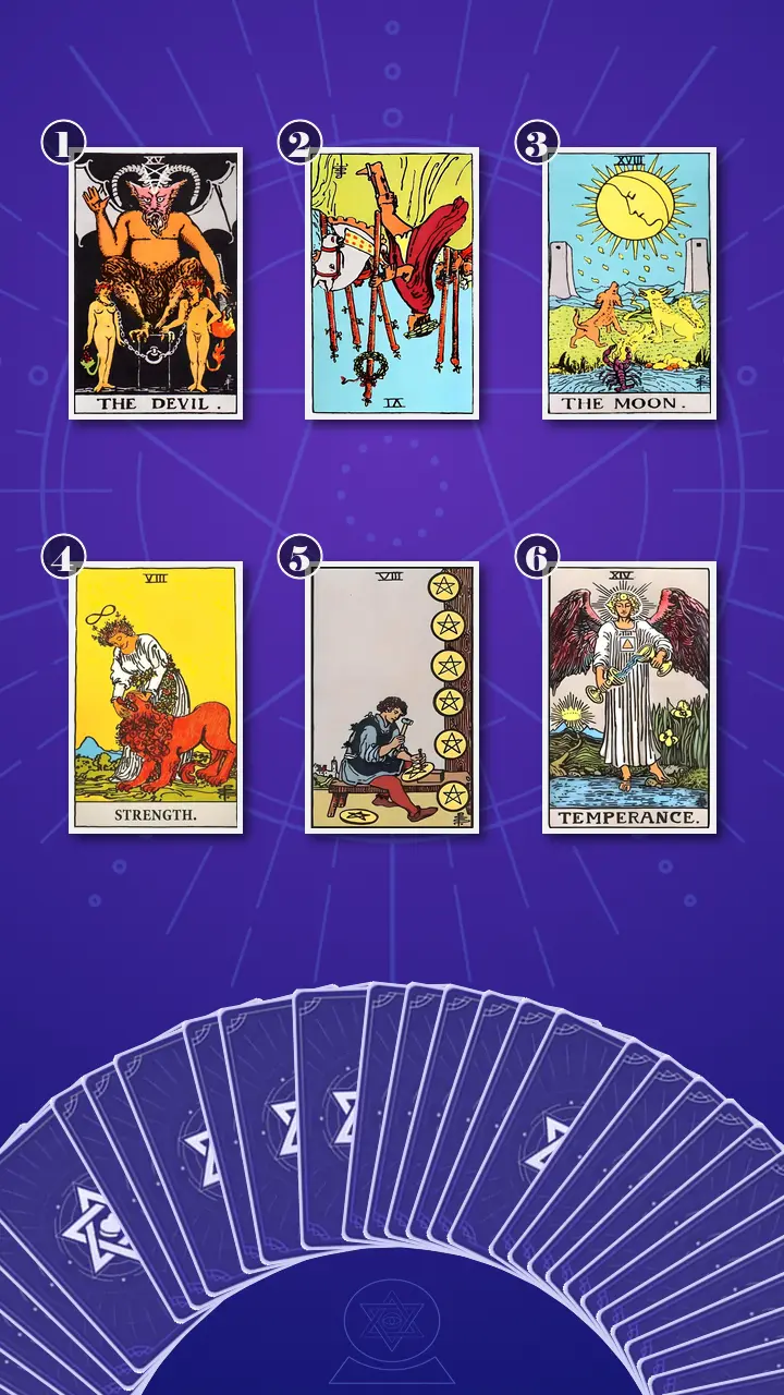 Tarot Card Spread:Transformation Path Grid (6) · Context Edition Tarot Card Spread:Transformation Path Grid (6) · Context Edition