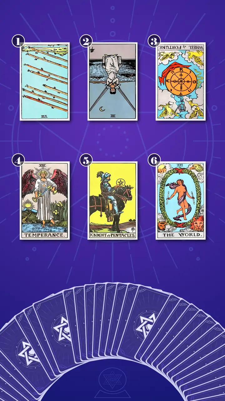 Tarot Card Spread:Transformation Path Grid (6) · Context Edition Tarot Card Spread:Transformation Path Grid (6) · Context Edition