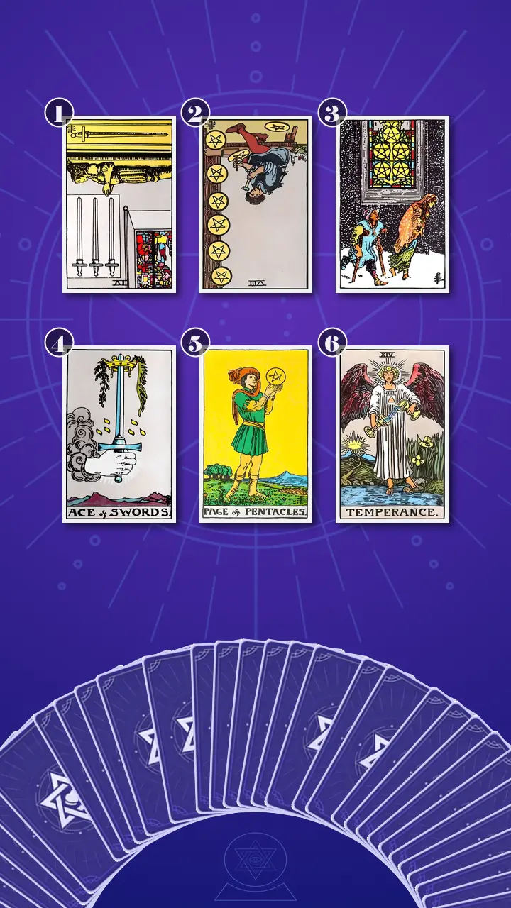 Tarot Card Spread:Transformation Path Grid (6) · Context Edition Tarot Card Spread:Transformation Path Grid (6) · Context Edition