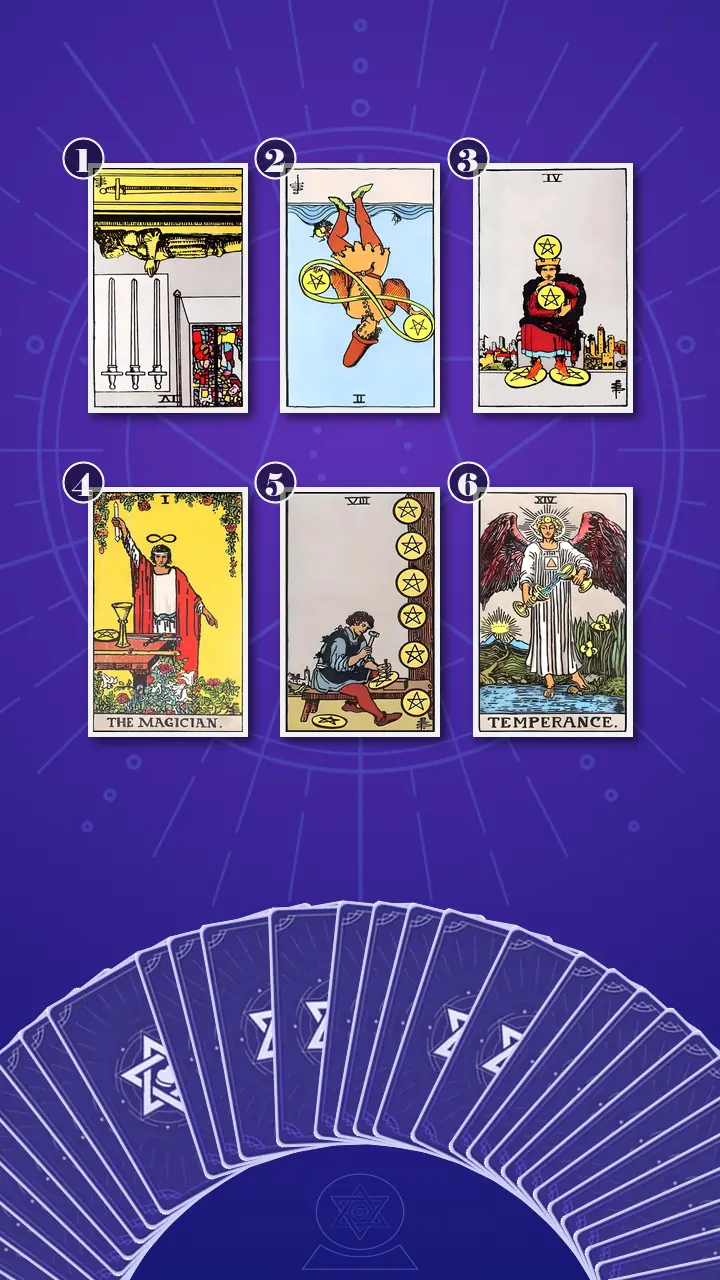 Tarot Card Spread:Transformation Path Grid (6) · Context Edition Tarot Card Spread:Transformation Path Grid (6) · Context Edition