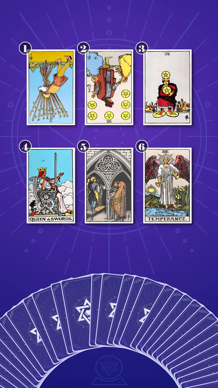 Tarot Card Spread:Transformation Path Grid (6) · Context Edition Tarot Card Spread:Transformation Path Grid (6) · Context Edition